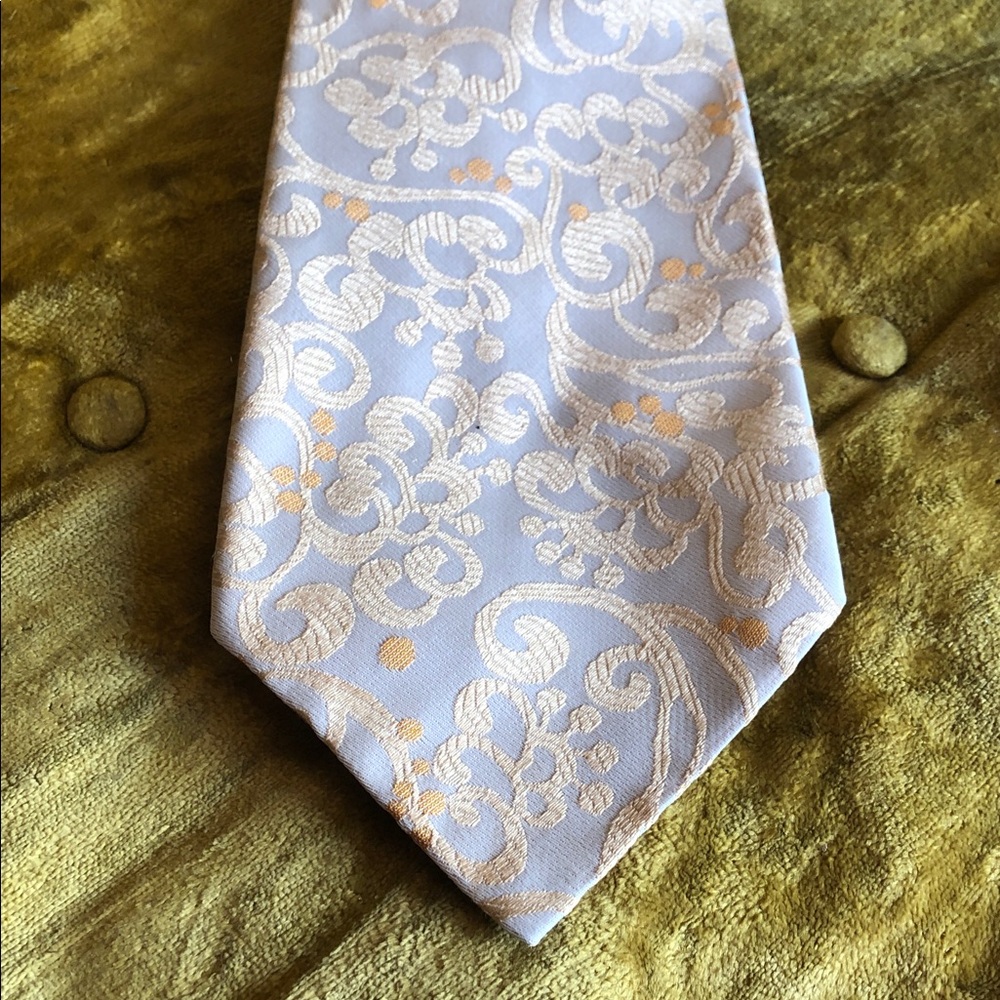 Vintage Elegant Gold Patterned Tie 🦢